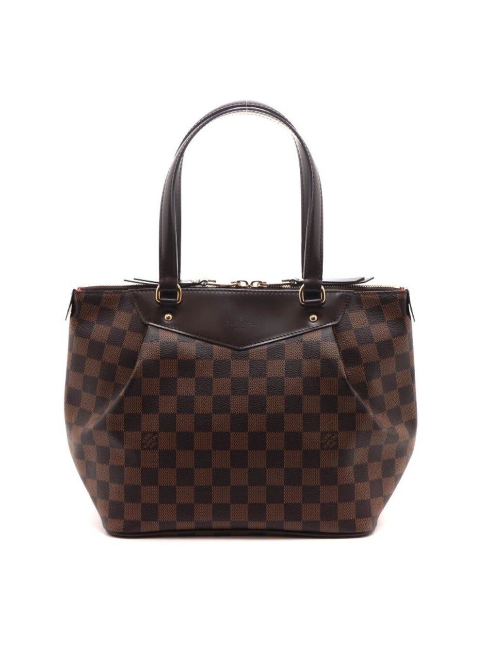 Louis Vuitton Westminster PM Damier Tote Bag Canvas Ebene